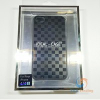   Apple iPhone 4 / 4S - Ideal-Case Rubber Rim Chessboard Edition Metallic Case